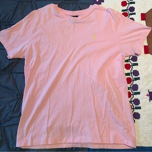 Ralph Lauren Light Pink Classic Logo Short Sleeve Tee